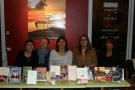 photo 08/ 25 octobre 2012 - Ouverture de saison - Violaine Bérot (au centre) et l'équipe professionnelle de Lecture en Tête